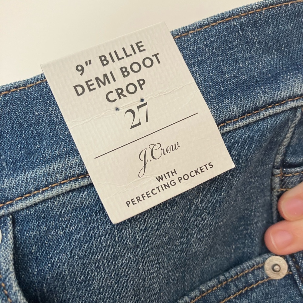 J Crew 9” Billie Demi Boot Crop Jeans